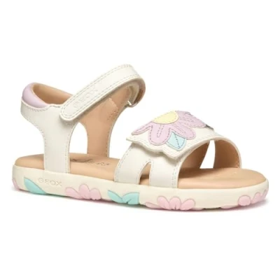 Afbeelding van Geox Sandalen voor kinderen, Maat: 26, White pink Schoenen