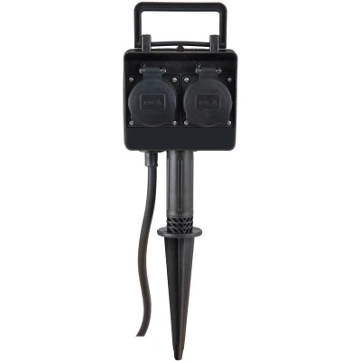 Afbeelding van Heitronic 35466 Stopcontactsplitter 2 voudig