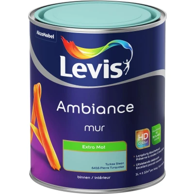 Afbeelding van Levis Ambiance muurverf extra mat 1l turkse steen