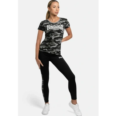 Afbeelding van Lonsdale Settiscarth Tshirt print, Dames, Maat: Large, Camo grey