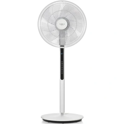 Afbeelding van VIOLA Stille voetventilator met afstandsbediening (25 db) 32 snelheden, 9 bladen, 320 oscillatie, krachtige digitale motor, laag verbruik, verticale rotatie 90, in hoogte verstelbaar,