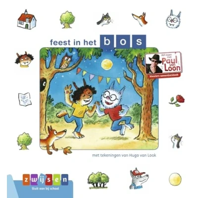 Afbeelding van AVI lezen met Paul van Loon feest in het bos