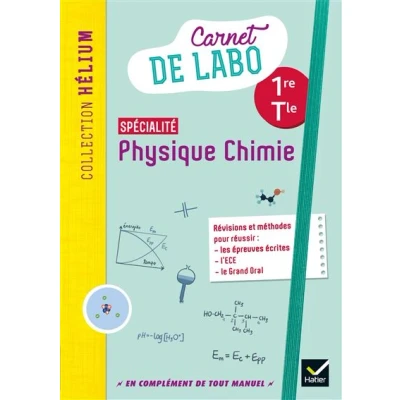Image de Physique chimie 1re/Tle Éd. 2020 Carnet de labo élève