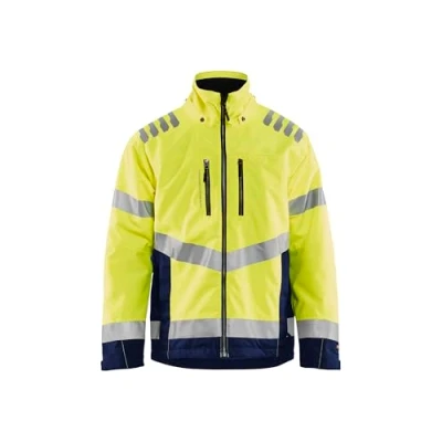 Afbeelding van Blaklader 478019773389XS winterjas hoge schroef geel/marineblauw maat XS