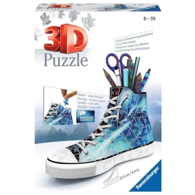 Afbeelding van Ravensburger 3D Puzzle 11566 Sneaker Mystische Drachen Praktische pennenhouder 108 delen Bureau organizer voor kinderen vanaf 8 jaar: Erlebe Puzzeln in de 3e
