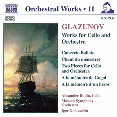 Afbeelding van Moscow Symphony Orchestra, Igor Golovchin Glazunov: Orchestral Works 11, For Cello And Orchestra (CD)