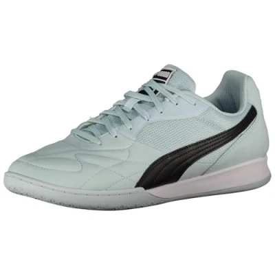 Afbeelding van Puma KING TOP IT Zaalvoetbalschoenen, Heren, Maat: 40, Frosted dew/black Imitatieleer/ textiel