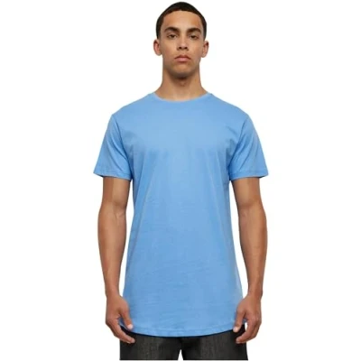 Image de Urban Classics T shirt pour homme Taille XS à 5XL Couleur unie, Bleu horizon.,