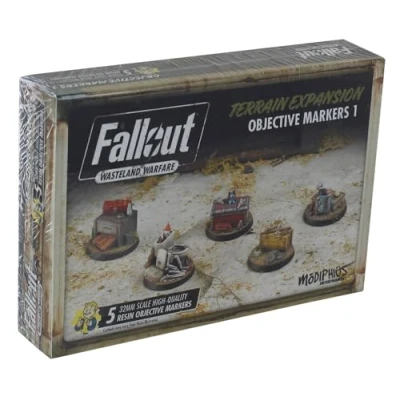Afbeelding van Fallout: Wasteland Warfare Terrain Expansion: Objective Markers 1 Uitbreiding Modiphius Entertainment
