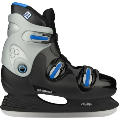 Afbeelding van Nijdam IJshockeyschaats Hardboot Zwart/Blauw Maat 41