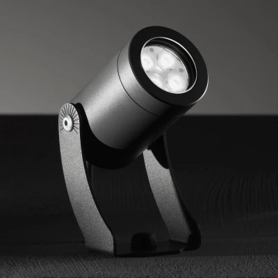 Afbeelding van LED buitenspot 1445LED, grafiet, 90