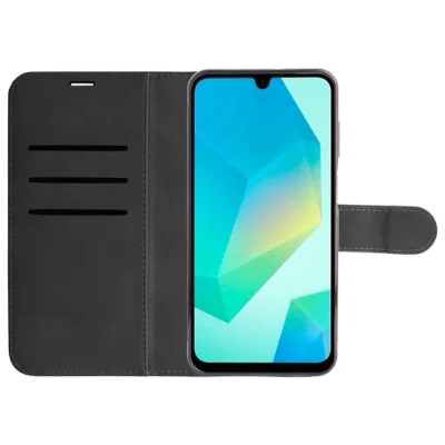 Afbeelding van Just in Case Uitneembare PU leer Book Zwart Samsung Galaxy A16/A16 5G