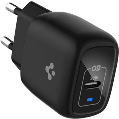 Afbeelding van Spigen PowerArc ArcStation 20W Power Delivery 3.0 USB C Oplader Zwart