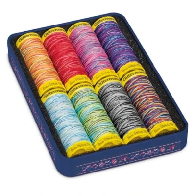 Afbeelding van Gütermann 799784 Naaigarenset met 8 conen Deco Stitch 70 multicolor meter