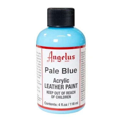 Afbeelding van Angelus Leather Acrylic Paint textielverf voor leren stoffen acrylbasis Pale Blue 118ml