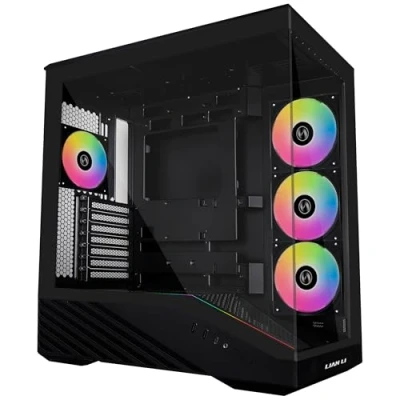 Afbeelding van Lian Li Vector V100 Midtowermodel ATX RGB Tempered Glass Zwart