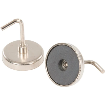 Afbeelding van Silverline Magnetische haken, 2 pak 35 mm