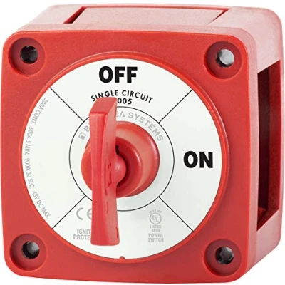 Afbeelding van Blue Sea Systems M Series Mini Schakelaar Rood Key