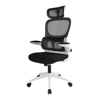 Afbeelding van VDD Bureaustoel kantoorstoel hoogte verstelbaar ergonomisch wit