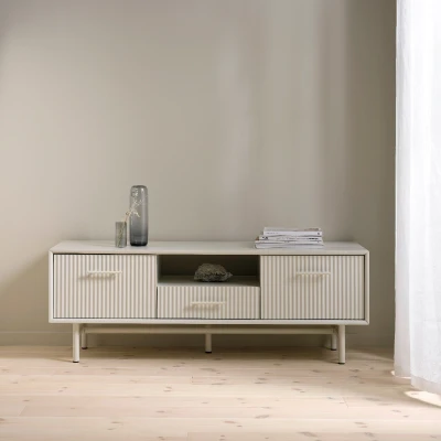 Afbeelding van Luna tv meubel 140 cm grijs/beige