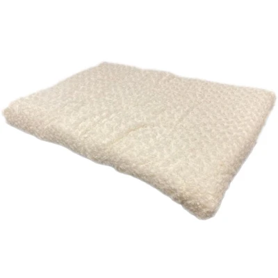 Afbeelding van Comfort Ombre Swirl Fur Pet Bed Ecru 88x58x7 cm