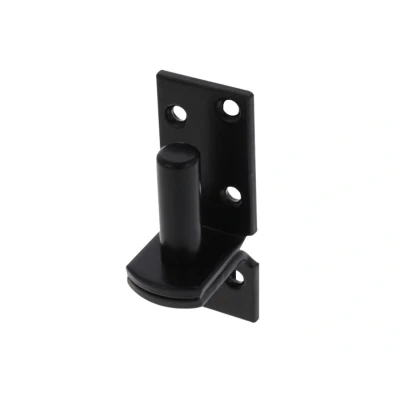 Afbeelding van Plaatduim zwart 102x40 mm, draaipen Ø16 mm