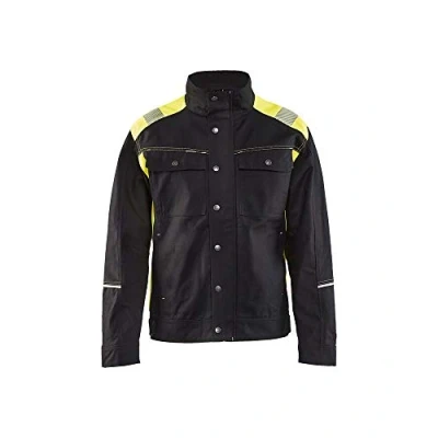 Afbeelding van Blåkläder 4095 1370 Jack Ongevoerd Visible Zwart/Geel maat S