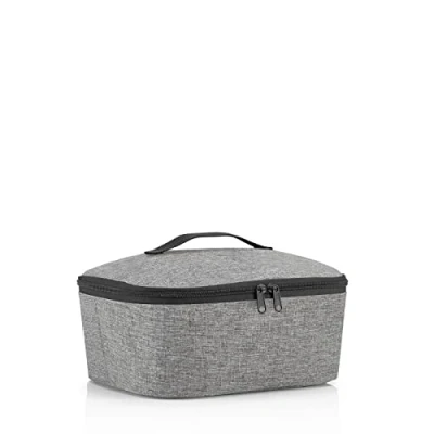 Afbeelding van Reisenthel Coolerbag M Pocket Koeltas 4,5L Twist Silver Grijs