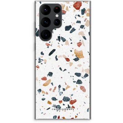 Afbeelding van Case Company® hoesje geschikt voor Samsung Galaxy S22 Ultra Terrazzo N4 Soft Cover Telefoonhoesje Bescherming aan alle Kanten en Schermrand
