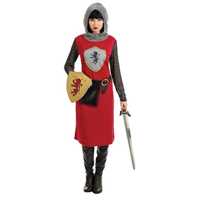 Afbeelding van Fun Shack Knight kostuum volwassen vrouwen, ridder kostuum, Warrior Crusader vrouwen groot