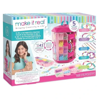 Afbeelding van Spectron Make it Real 5 in 1 Sieraden Activiteiten Toren knutselset