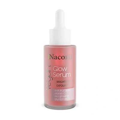 Afbeelding van Nacomi Glow Serum Brightening and Exfoliating with AHA fruit acids red ginseng 30ml.