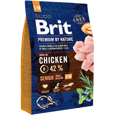 Afbeelding van Brit Premium by nature Senior S+M 3 kg