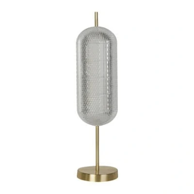 Afbeelding van Capsule LED tafellamp, messingkleurig, ijzer, acryl