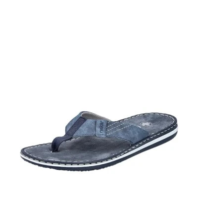 Afbeelding van Rieker 21043 heren slippers, Blauw, 44 EU