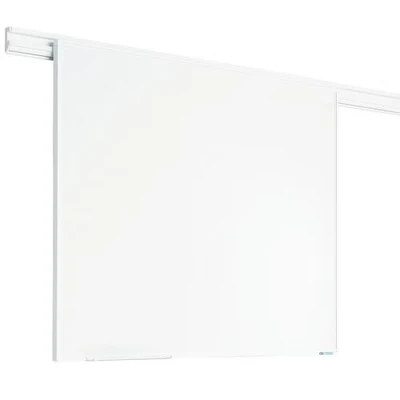 Afbeelding van PartnerLine Rail whitebord emailstaal wit 90x180cm