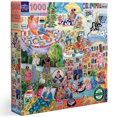 Afbeelding van puzzel Eeboo Woman Reading (1000)