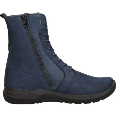 Afbeelding van Wolky Viper Veterschoenen Hoog blauw Maat 43