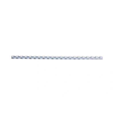 Afbeelding van Bindrug GBC 10mm 21rings A4 wit 100stuks