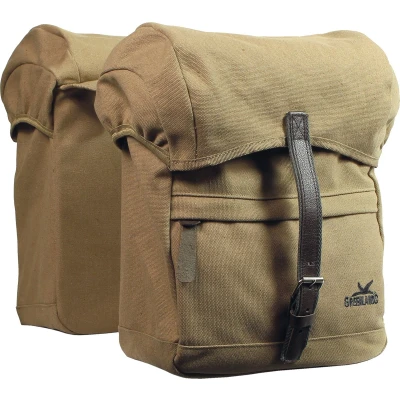 Afbeelding van Dubbele fietstas Greenlands Travel Bag 40 liter 30 x 37 17 cm zandkleur