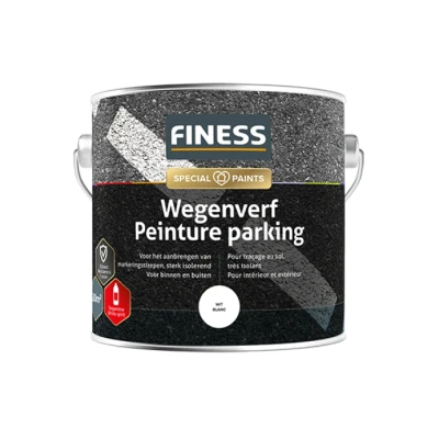 Afbeelding van Finess wegenverf 2,5 liter, wit