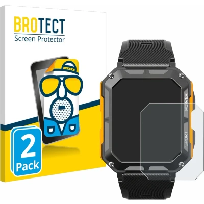 Afbeelding van BROTECT Screenprotector voor Njord Gear The Indestructible Smartwatch Folie Beschermfolie matte (2 Stuks)