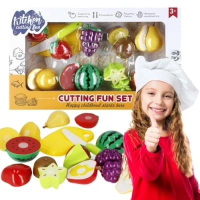 Afbeelding van Fruit en Groenten om te Snijden, Keukenset 3+ MEGA CREATIVE