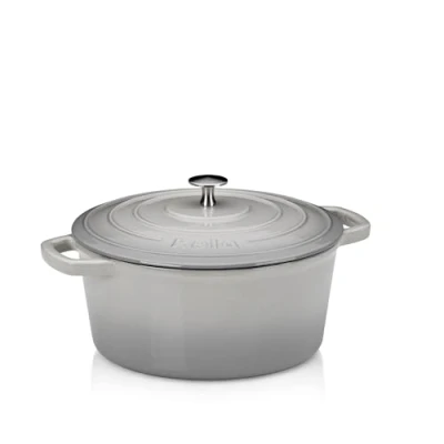 Afbeelding van Braadpan, Gietijzer, Rond, Grijs, 26 cm Kela Calido