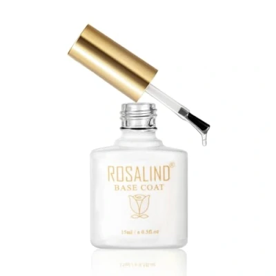 Image de ROSALIND Base Coat Vernis semi Permanent, UV LED Soak Off à Ongles Gel Polish kit manucure permanent 15ml