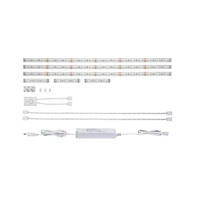 Afbeelding van Paulmann FN MaxLED Comfort 79838 LED strip complete set Met open kabeleinde 24 V 1.80 m Warmwit 1 stuk(s)