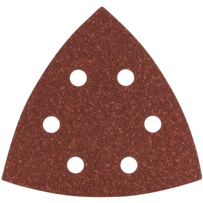 Afbeelding van Bosch Accessories 2609256A57 Deltaschuurpapier Met klittenband, Geperforeerd Korrelgrootte 80 Hoekmaat 105 mm 5 stuk(s)
