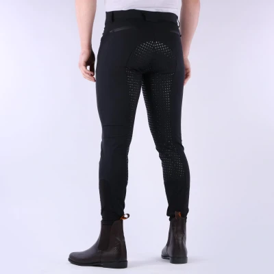Afbeelding van Harry&#039;s Horse Rijbroek Liciano Full Grip Zwart Heren 48