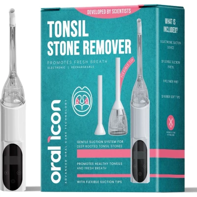 Afbeelding van Oral Icon Electronic Tonsil Stone Remover amandelstenen verwijderaar frisse adem glasvrij