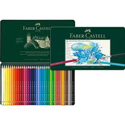 Image de Faber Castell Crayons aquarellables ALBRECHT DÜRER, étui métal de 36